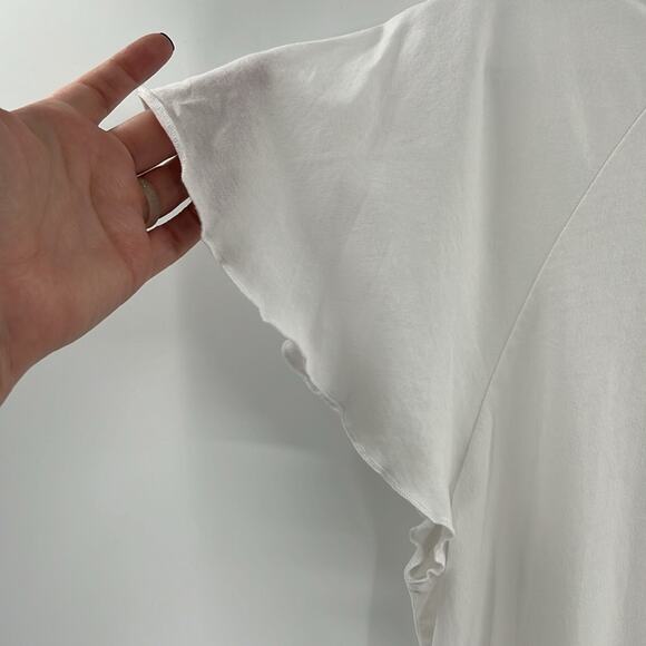 Z Supply Abby Flutter Tee - White - Medium - New with tags - Picture 5 of 6
